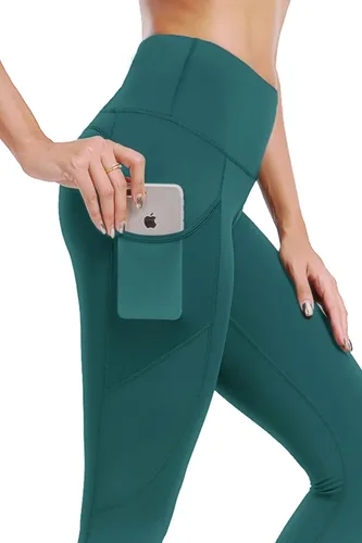 Vista 17 de Malla Queenieke 8030 de yoga, para correr, leggings con color combinado, para mujer