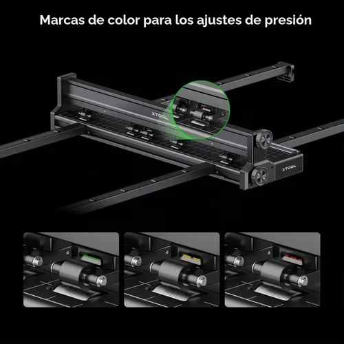 Vista 7 de xTool Alimentador automático para cortador láser xTool P2 55W Co2, socio para grabado y corte automático con precisión en áreas más grandes de hasta