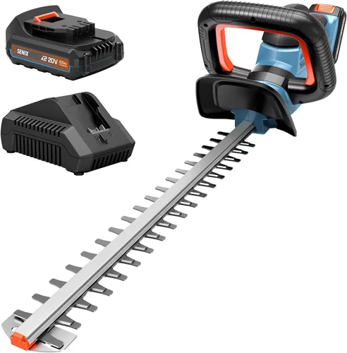 Vista 12 de SENIX 4QL - Cortasetos de gas de 26.5 cc y 4 ciclos de 22 pulgadas, herramienta de jardín para recortar arbustos, arbustos y más, cuchillas de doble