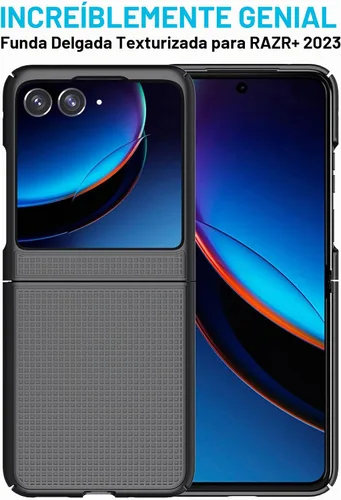Vista 2 de Combo de funda para Motorola RAZR Plus 2023 Funda de teléfono con clip para cinturón - Negro