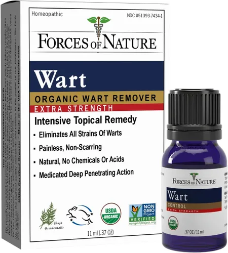 Vista 12 de Forces Of Nature - Eliminador de verrugas naturales y orgánicas extra fuerte (0.16 onzas líquidas), sin OMG, sin productos químicos nocivos,