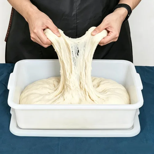 Vista 8 de Paquete de 3 cajas para probar masa de pizza, caja para probar masa de pan y contenedor de masa con tapa, libre de BPA Cajas de levantamiento