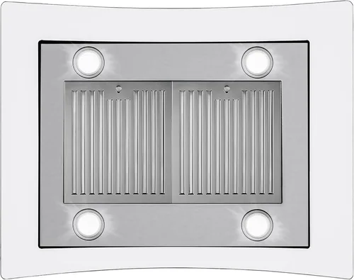 Vista 8 de COSMO COS-668ICS750 30 pulgadas Lumin Collection 380 CFM Campana extractora para isla con conductos, controles de toque suave, luces LED, acero