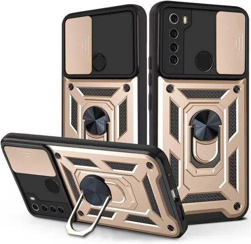 Vista 72 de Compatible con Tecno Pova Neo 2 Bracket Shell, con cubierta deslizante para lente de cámara compatible con Tecno Pova Neo 2 LG6n Case Negro