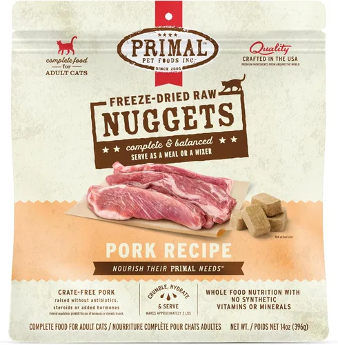 Vista 19 de Primal Nuggets de Alimento Crudo Liofilizado para Gatos de Res y Salmón, Comida Completa y Equilibrada o Topper, Premium, Saludable, Sin Granos