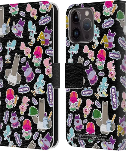 Vista 8 de Head Case Designs Chowder con licencia oficial de Chowder: funda de piel con diseño de personajes de la serie animada compatible con Apple iPhone 15