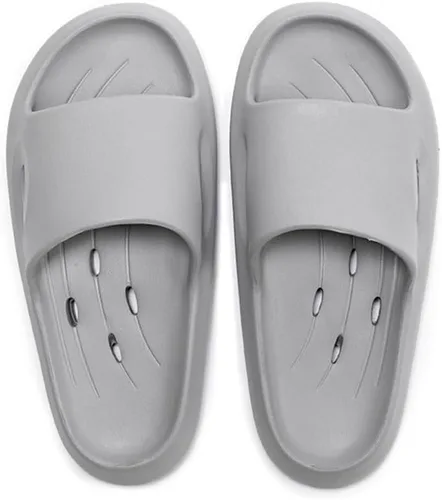 Vista 5 de Zapatos de ducha para hombre y mujer, sandalias antideslizantes para dormitorio universitario, artículos esenciales para la ducha, sandalias