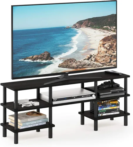Vista 79 de Furinno 11191BK THE Centro de Entretenimiento Soporte para TV, Negro