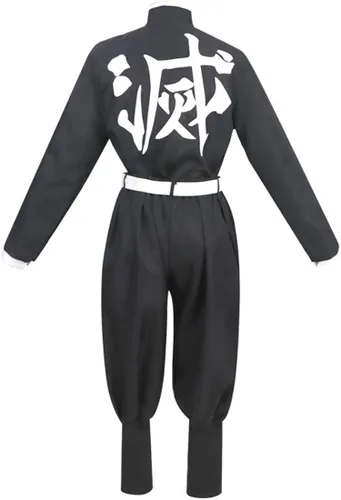 Vista 7 de Cosplay Anime Demonio Slayer Kimetsu no Yaiba Rengoku Kyoujurou disfraz