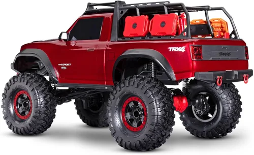 Vista 2 de Traxxas TRX-4 Sport 1/10 High Trail Edition 4X4 Crawler (rojo)