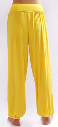 Vista 72 de Pantalones de algodón modal para mujer de AvaCostume, pantalones suaves para practicar yoga o deportes.