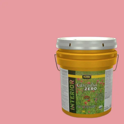 Vista 27 de Rodda Paint CASCADIA ZERO - Pintura plana e imprimación para interiores en uno, cuarto de galón, rosa Mullen