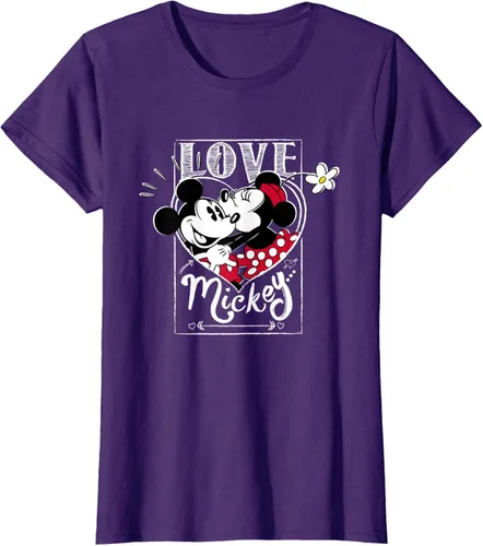 Vista 8 de Disney Mickey & Minnie Mouse Love Mickey - Camiseta para el día de San Valentín