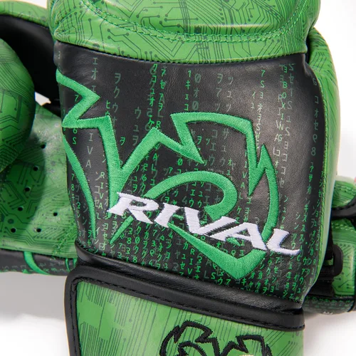 Vista 5 de RIVAL Guantes de boxeo RFX-Guerrero Intelli-Shock 2.0 D3O, edición limitada cibernética, diseño y ajuste de guantes de lucha profesional