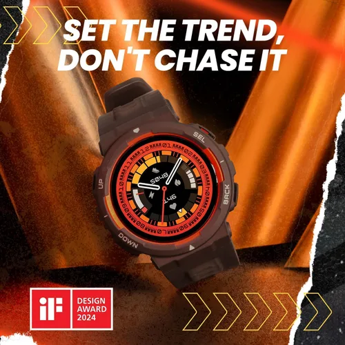 Vista 8 de Amazfit Active Edge - Reloj inteligente de 46 mm, resistente para deporte y fitness, GPS, entrenador de salud AI para exteriores, entrenamientos