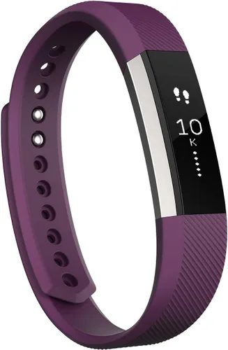 Vista 3 de Banda de cuero alta Fitbit, accesorio, 148088, L, Ciruela, 1, 1