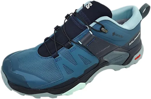 Vista 3 de Salomon Mujer X Ultra 4 GTX W Cristal/Negro/Comino Stargazer Carbon Stone Azul