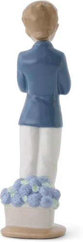 Vista 5 de NAO Hora de orar. Figura de comunión de porcelana.