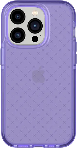 Vista 25 de Tech21 iPhone 14 Pro Max Evo Check – Funda protectora delgada y absorbente de golpes con protección FlexShock Multi-Drop de 16 pies y botones