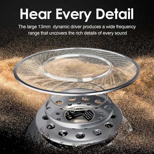 Vista 3 de Rythflo auriculares Bluetooth, auriculares inalámbricos con micrófono de 150 horas de reproducción, banda magnética para el cuello, auriculares