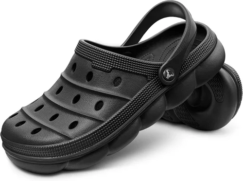 Vista 9 de BULLIANT Zuecos para Hombre, Sandalias de Mules Cómodas para Hombre y Mujer con Plantilla Acolchada y Soporte de Arco - EVA Ligera