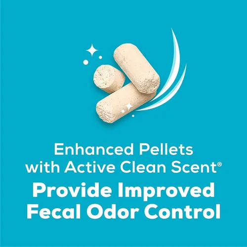 Vista 2 de Tidy Cat Breeze - Pellets mejorados para arena para gatos, aroma activo y limpio, recarga de 3.5 libras con toallitas Aurora Pet