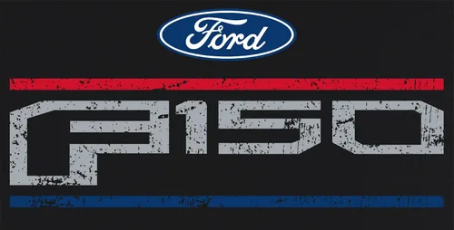 Vista 3 de JH DESIGN GROUP Sudadera con capucha Ford F150 con logotipo desgastado para hombre