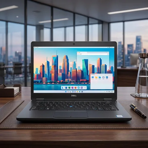 Vista 7 de Dell Portátil Latitude 5490, 14 pulgadas FHD, Core i5-8250U, 8G DDR4,256G