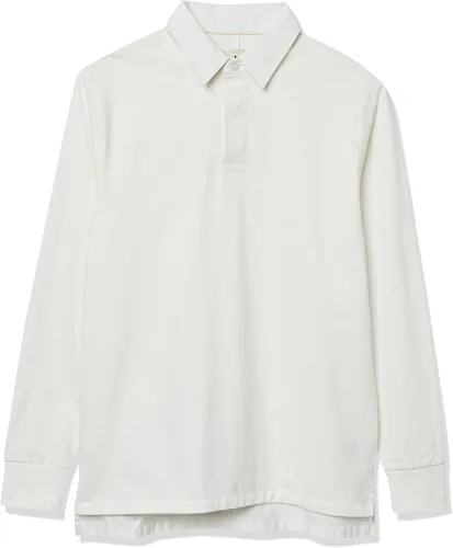 Vista 6 de Tienda Essentials Men's Organic Cotton Long Sleeve Rugby Top (Previously Tienda Aware)
