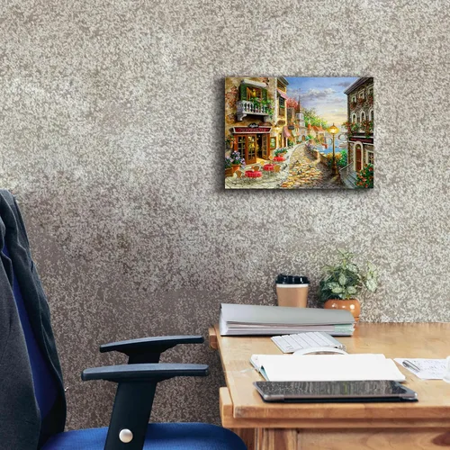 Vista 5 de Epic Graffiti 'Invitation to Dine' de Nicky Boehme, arte de pared en lienzo, 16 x 12 pulgadas