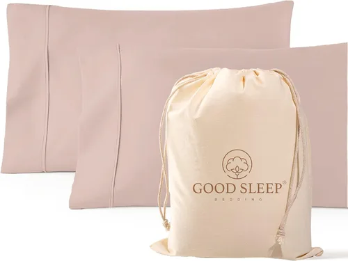 Vista 20 de Juego de 2 fundas de almohada estándar de 1000 hilos, 100% algodón egipcio, fundas de almohada 01. blanco
