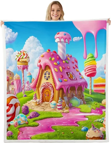 Vista 19 de Manfei Manta Kawaii con estampado de gato estrellado para niños y niñas, decoración de habitación de niños y niñas, manta negra Kawaii animal