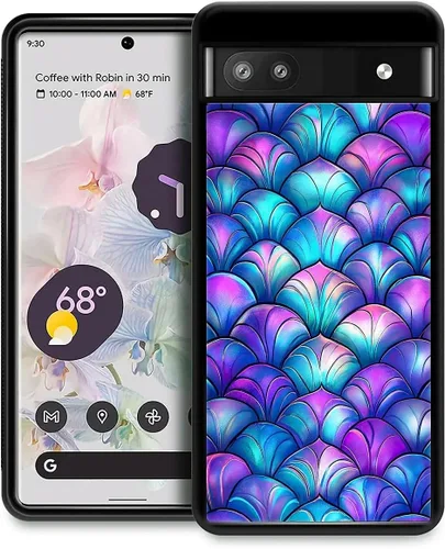Vista 207 de Compatible con Google Pixel 4A 5G Mobile Case Creative Acrylic Back Panel Silicona Edge Case Slim Protección Especialmente para Google Pixel 4A 5G