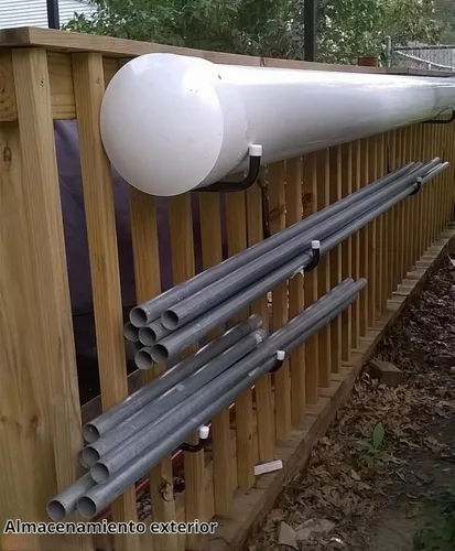 Vista 7 de Gancho de almacenamiento de garaje, colgador de utilidad resistente de montaje en pared de 6.3 pulgadas