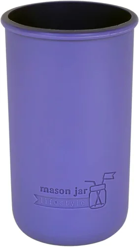 Vista 7 de Mason Jar Lifestyle - Fundas de silicona de 24 onzas para proteger frascos de bola (4, Americana Multicolor)