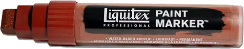 Vista 30 de Rotuladores de pintura Liquitex Professional, de punta ancha, Verde agua brillante, 8mm