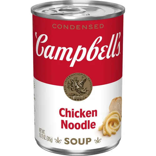 Vista 14 de Campbell's - Sopa condensada de fideos con pollo tamaño familiar, lata de 22.4 onzas