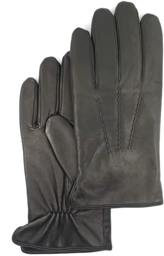 Vista 9 de Guantes de piel de cordero de napa de lujo para hombre