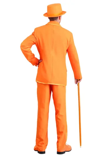Vista 7 de Disfraz de Esmoquin Naranja para Hombre Multicolor