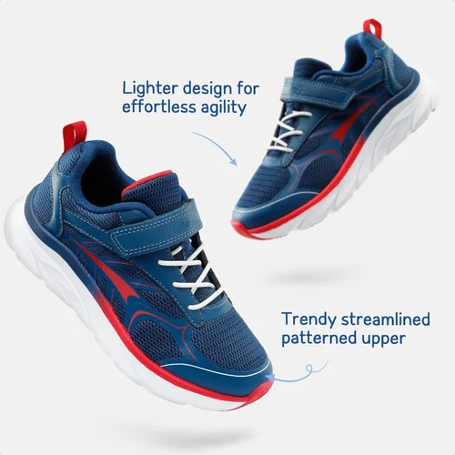 Vista 3 de DREAM PAIRS Zapatos deportivos para niños y niñas, zapatos deportivos para correr, ligeros, transpirables