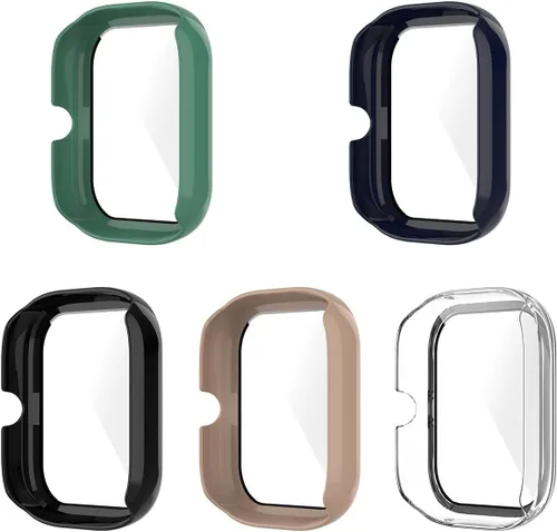 Vista 3 de Protector de pantalla compatible con Amazfit GTS 2 Mini, accesorios para relojes inteligentes, fundas TenCloud resistentes a los arañazos, cubierta