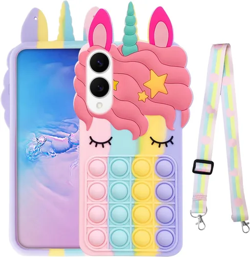 Vista 15 de Nancheng Rainbow - Funda para Samsung Galaxy A05 Galaxy A05-Rainbow