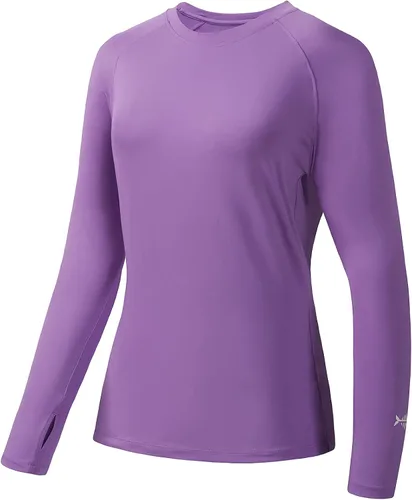Vista 7 de BASSDASH – Camiseta de manga larga para mujer con protección solar UV UPF 50+ para pesca y senderismo Negro
