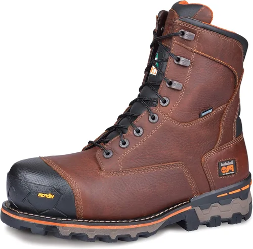 Vista 10 de Timberland PRO Boondock - Botas industriales impermeables para hombre, de 8 pulgadas, resistentes a pinchazos