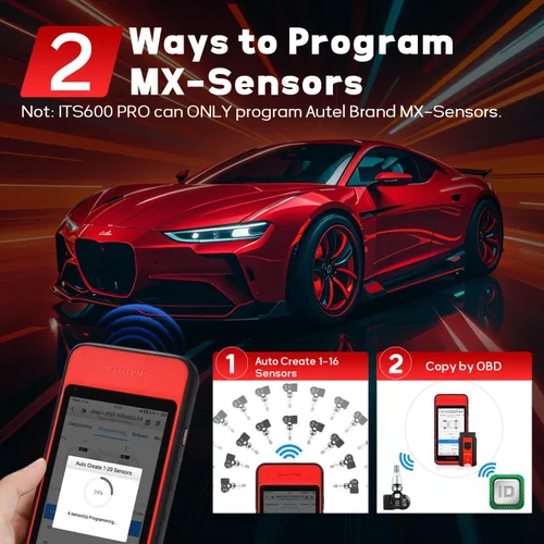 Vista 3 de Autel MaxiTPMS ITS600Pro TPMS Herramienta de programación con TPMS completo, versión actualizada de TS508 TS608 MK808TS ITS600 Funciones completas