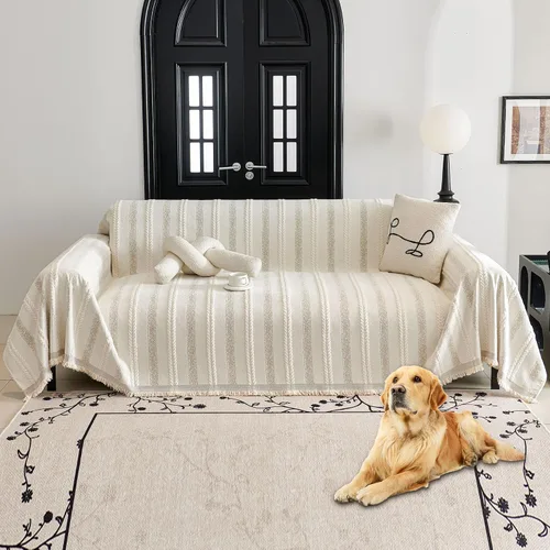 Vista 28 de HAOMAIJIA Funda de sofá antideslizante para sofá de 2 cojines, fundas de sofá seccionales lavables para perros y mascotas, protector de muebles