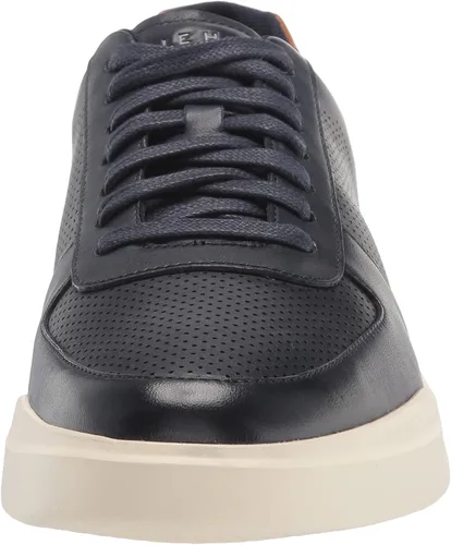 Vista 2 de Cole Haan Tenis modernos Crosscourt para hombre, Optic White - Lava fundida