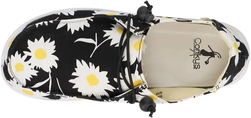 Vista 4 de Corkys - Tenis casuales para mujer, estilo kayak, sin cordones, estilo casual