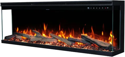 Vista 15 de Touchstone Sideline Infinity Pro Chimenea Eléctrica Inteligente de 3 Lados de 40" Habilitada para WiFi - 80064 - Empotrada - 6 Colores de Llama