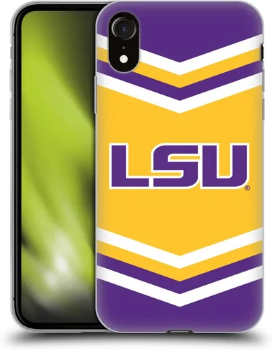 Vista 142 de Head Case Designs Funda de gel suave con licencia oficial de la Universidad Estatal de Louisiana LSU Camou compatible con Apple iPhone 7 Plus/iPhone
